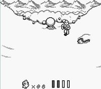 une photo d'Ã©cran de Tintin - Le Temple du Soleil sur Nintendo Game Boy